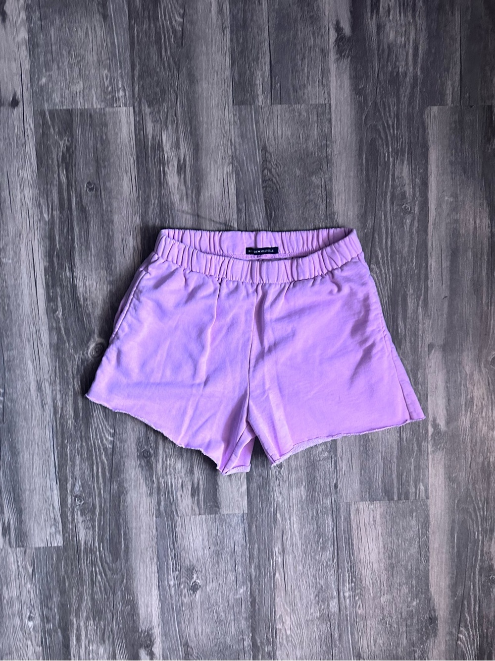 Brandy Melville Cotton Lounge Shorts Small Cotton Raspberry-Pink-Purple Shorts